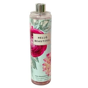 BATH & BODY WORKS HELLO BEAUTIFUL FRAGRANCE BODY MIST SPRAY 8 FL OZ